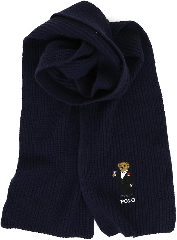 polo ralph lauren ベア　リブニット　マフラー Polo ベア リブニット マフラー | POLO RALPH LAUREN WOMENS